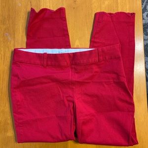 J. crew scalloped ankle pants